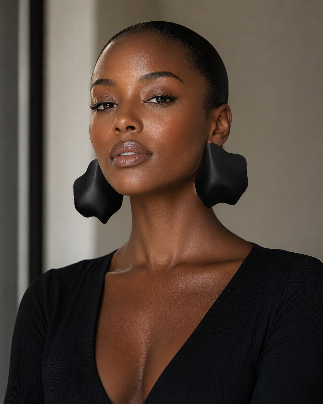 Cole Heart Melt bold lightweight statement earrings by Cole Heart Jewels