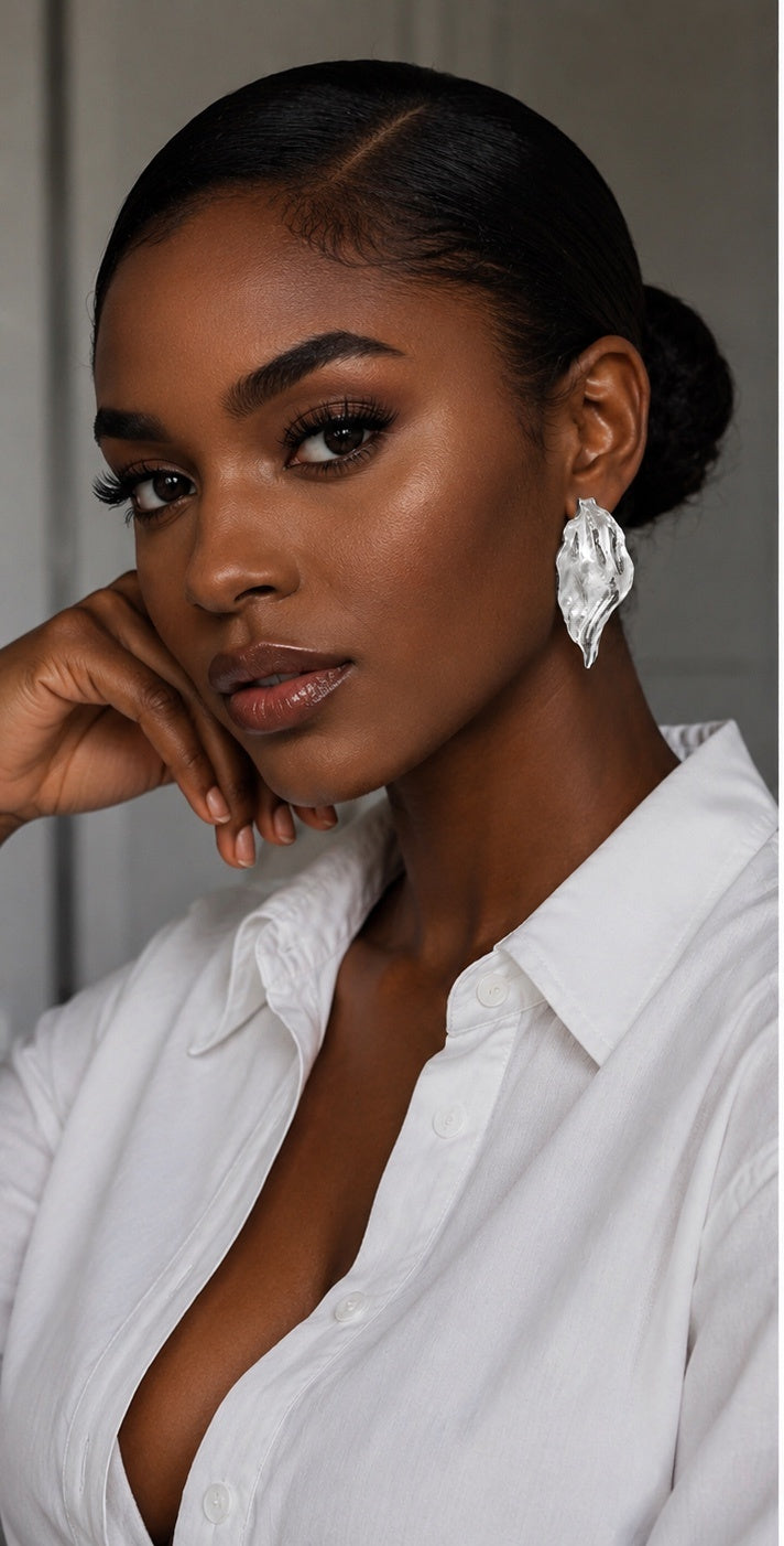 Golden Flame Earrings